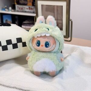 Labubu Clothes - Labubu Plush Dino Hoodie Set – Matcha Gator